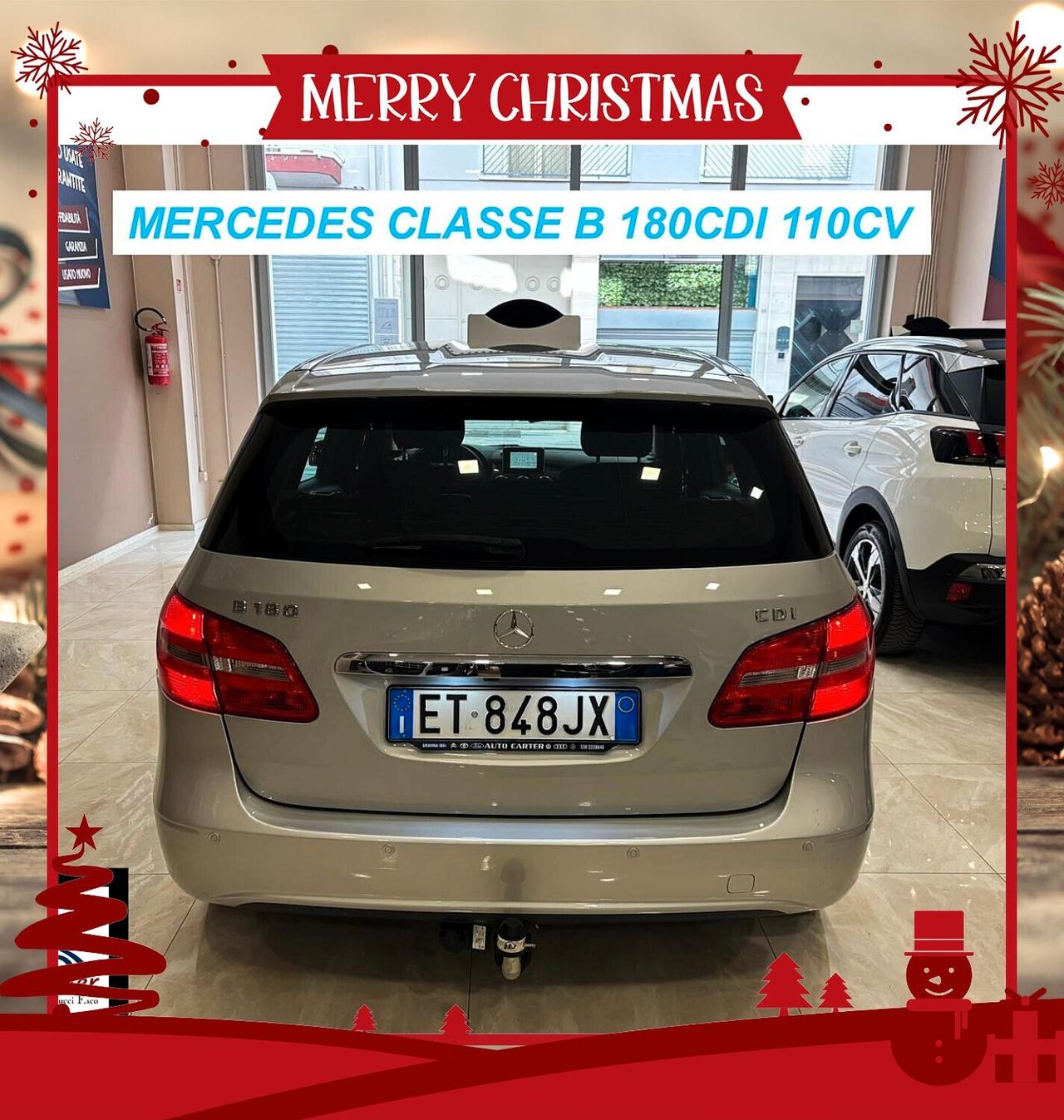 Mercedes CLASSE B 180 110CV ** GANCIO TRAINO**