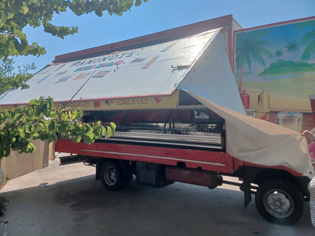 Nissan L-35 L-35.095 4.0 diesel PC-RG Cabinato km 166000 ALLESTITO X RISTORAZIONE