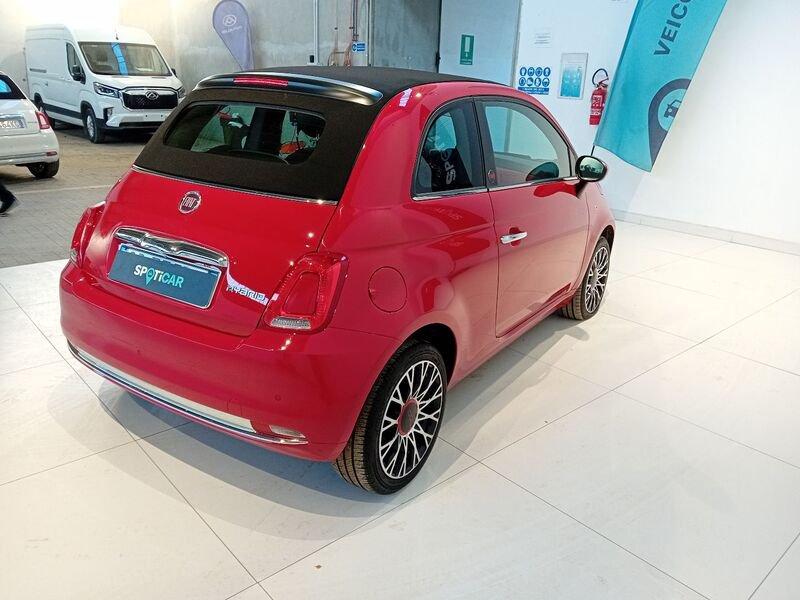 FIAT 500C 1.0 Hybrid Red