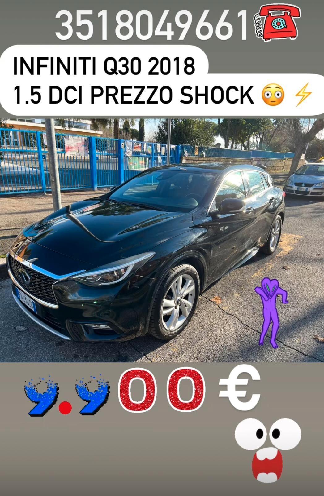 Infiniti Q30 1.5 diesel Premium Prezzo shock