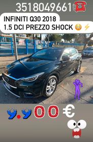 Infiniti Q30 1.5 diesel Premium Prezzo shock