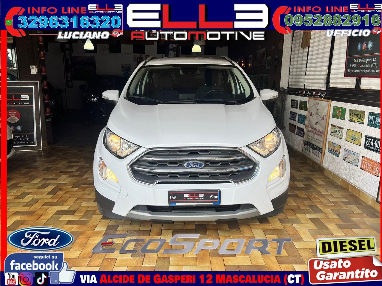 FORD ECOSPORT 1.5 Ecoblue 95 CV Start&Stop Titanium