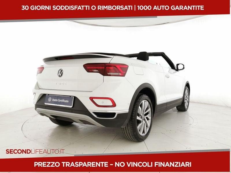 Volkswagen T-Roc 2022 Cabriolet Cabriolet 1.0 tsi Style 110cv