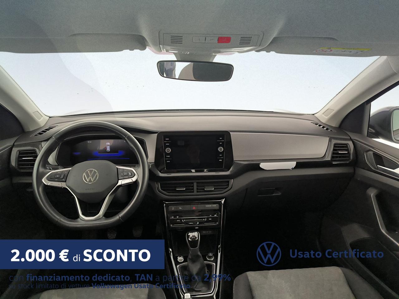 Volkswagen T-Cross 1.0 tsi life 95cv