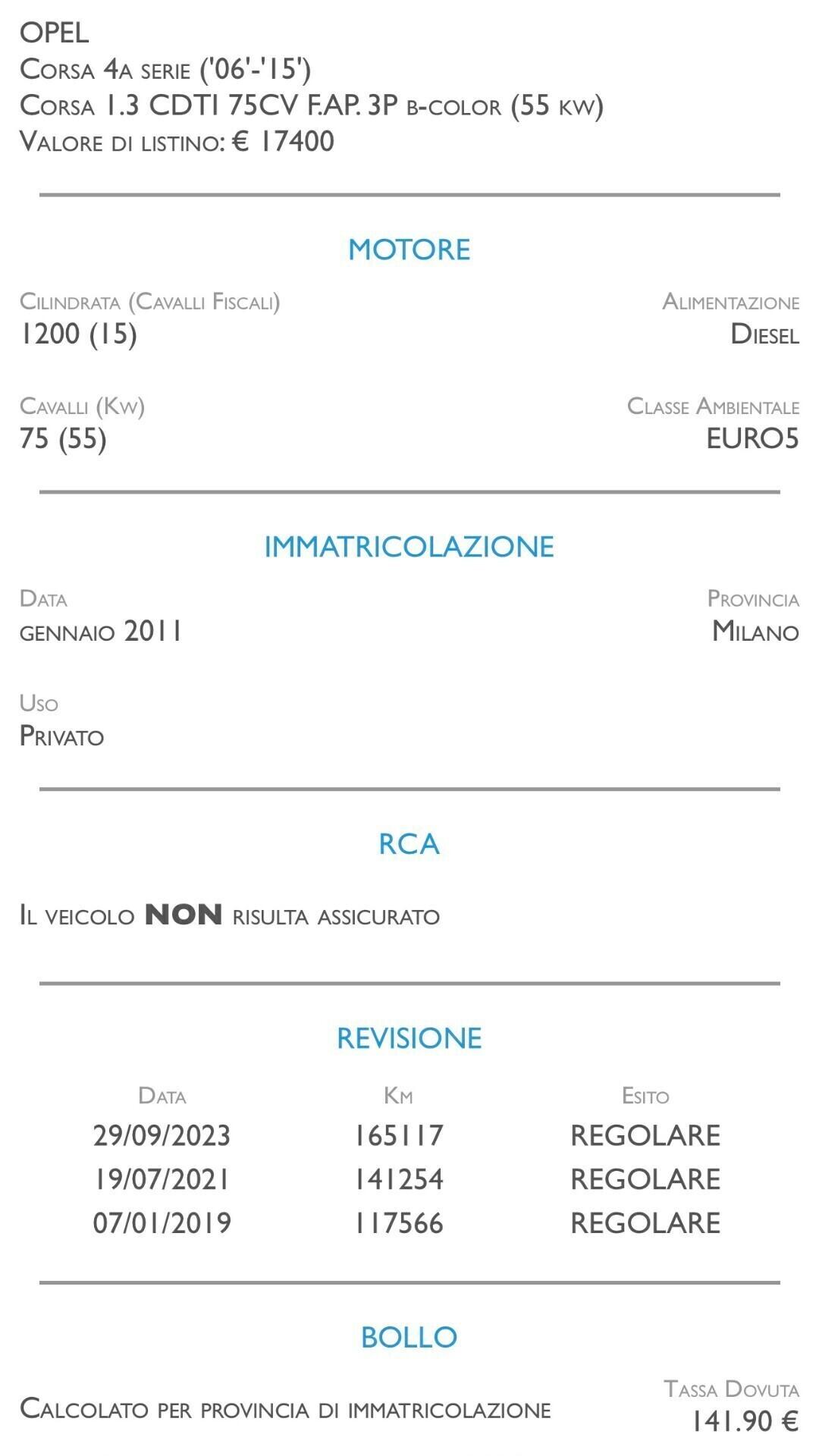 Opel Corsa 1.3 CDTI 75CV F.AP. 3 porte Elective - NEOPATENTATI
