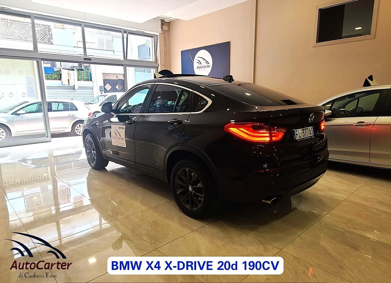 Bmw X4 2.0TDI X-DRIVE 190CV TETTO-XENO**FULL**