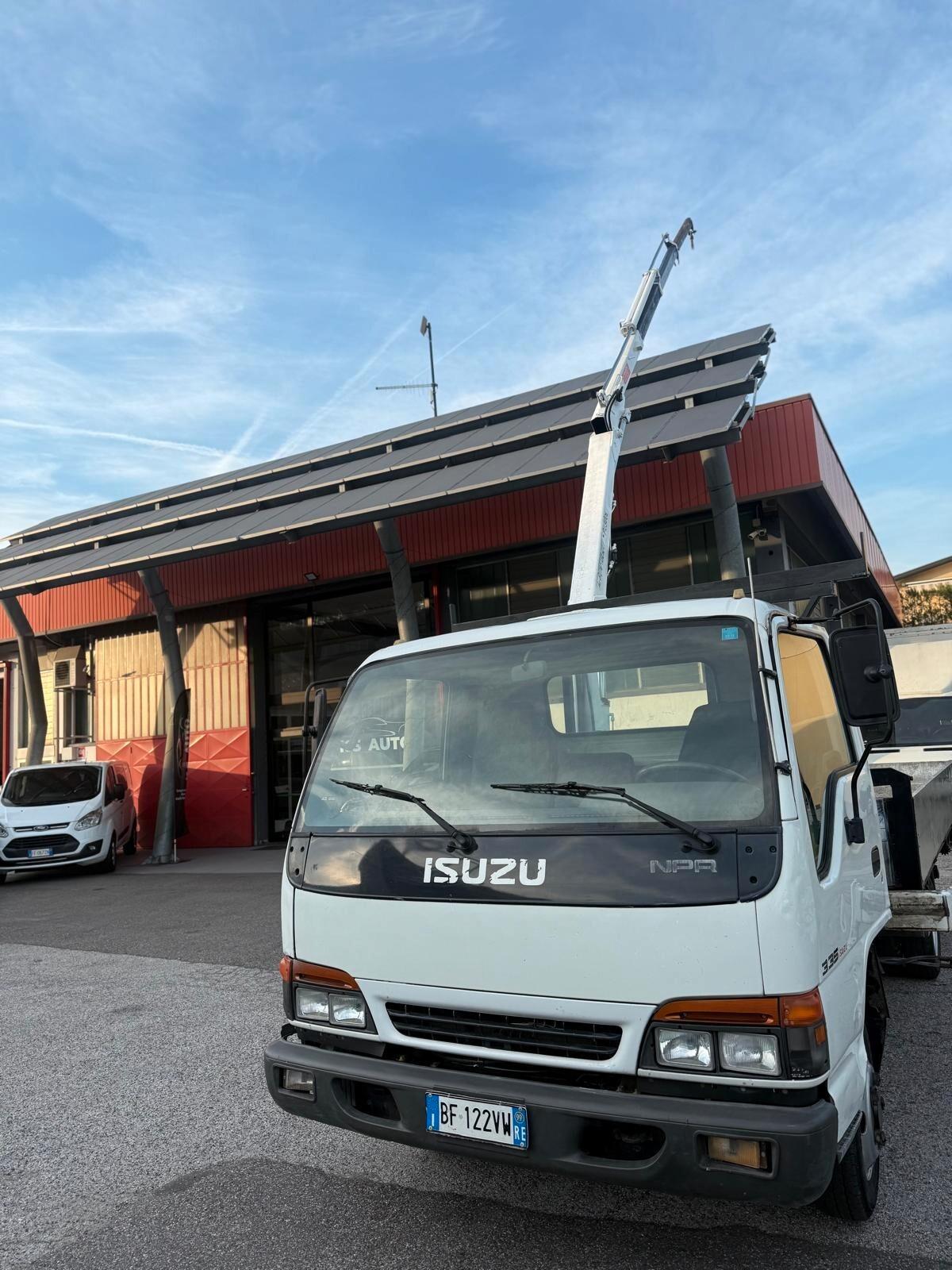 ISUZU NPR69L CON GRU BONFIGLIOLI