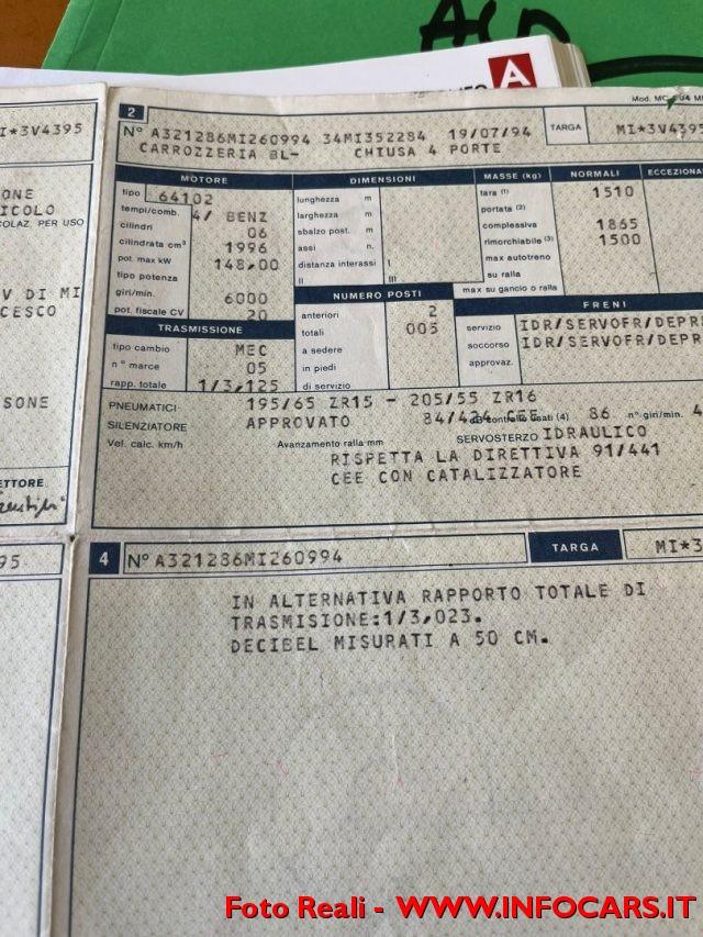 ALFA ROMEO 164 2.0 V6 turbo '91 Prima serie 200 CV