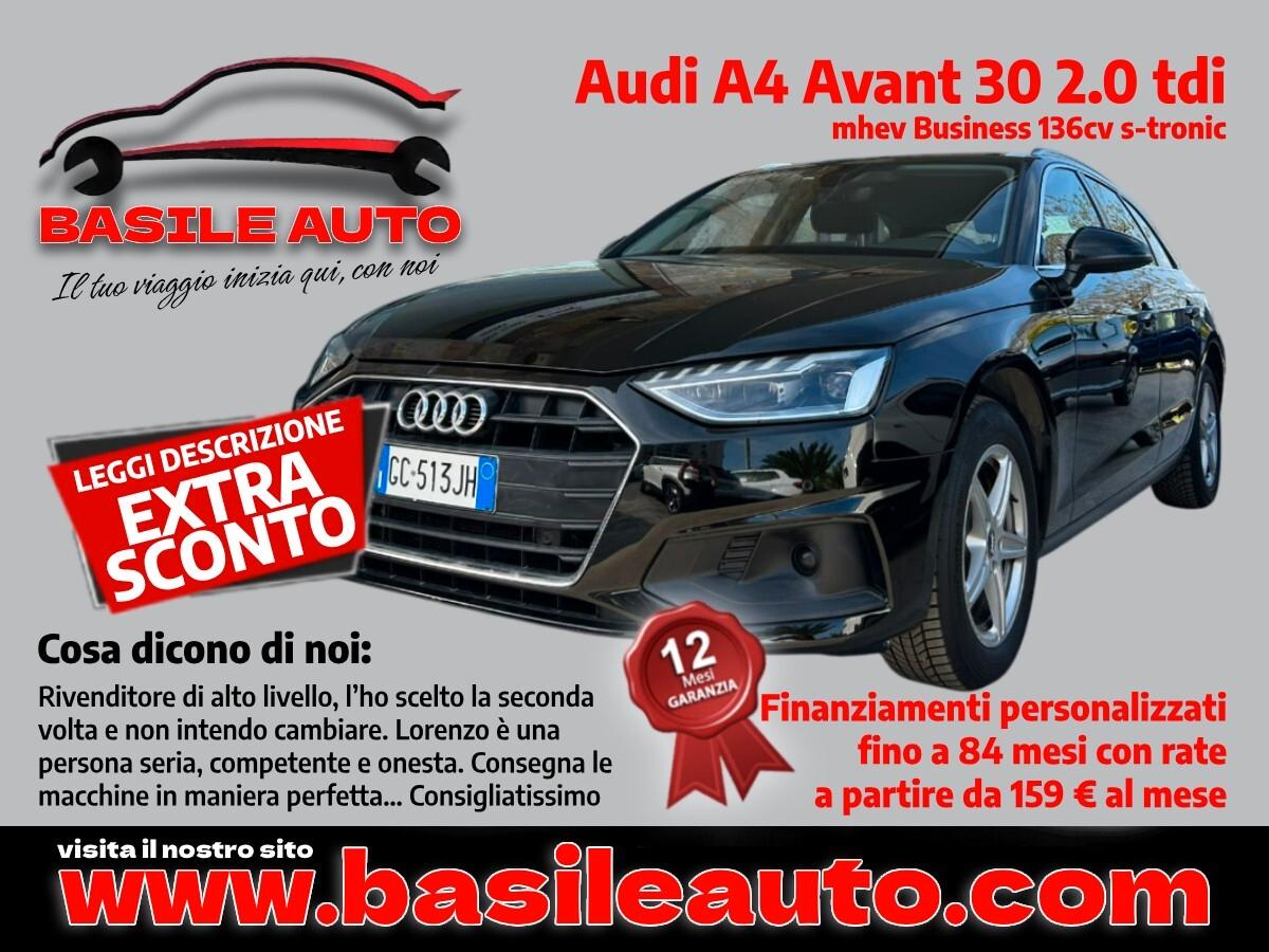 Audi A4 Avant 30 2.0 tdi mhev Business 136cv s-tronic