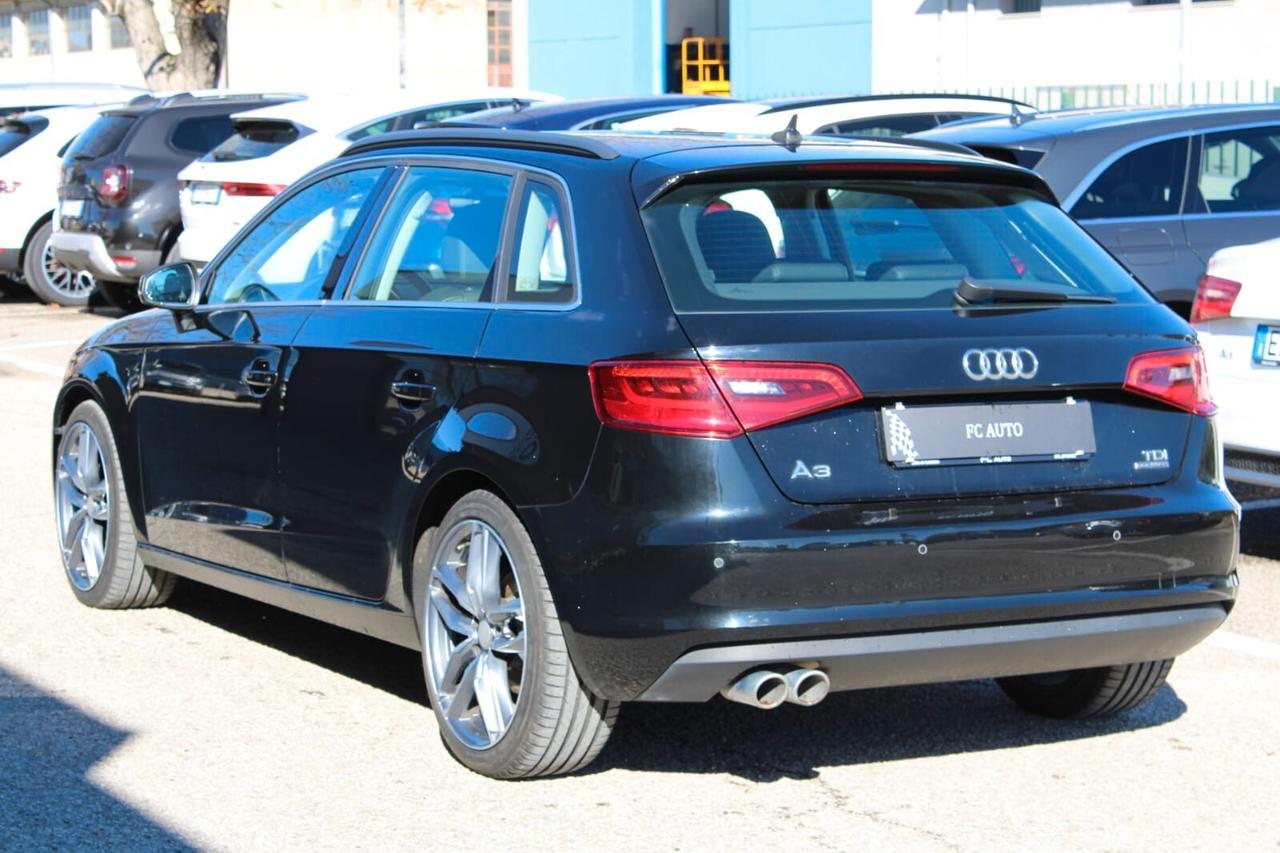 Audi A3 SPB 2.0 TDI 150 CV clean diesel quattro