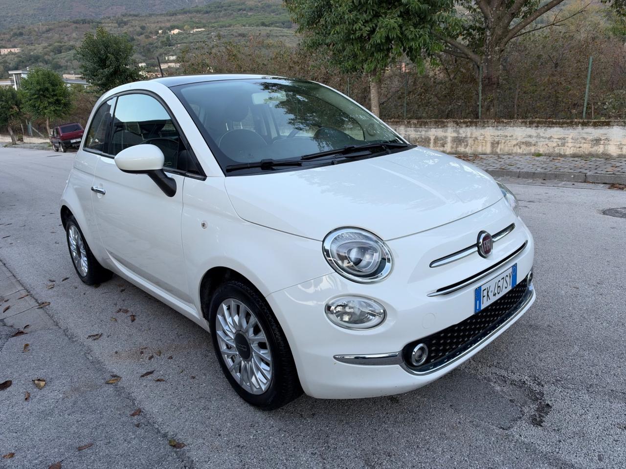 Fiat 500 1.2 benzina 69cv Lounge 2017 tetto panoramico