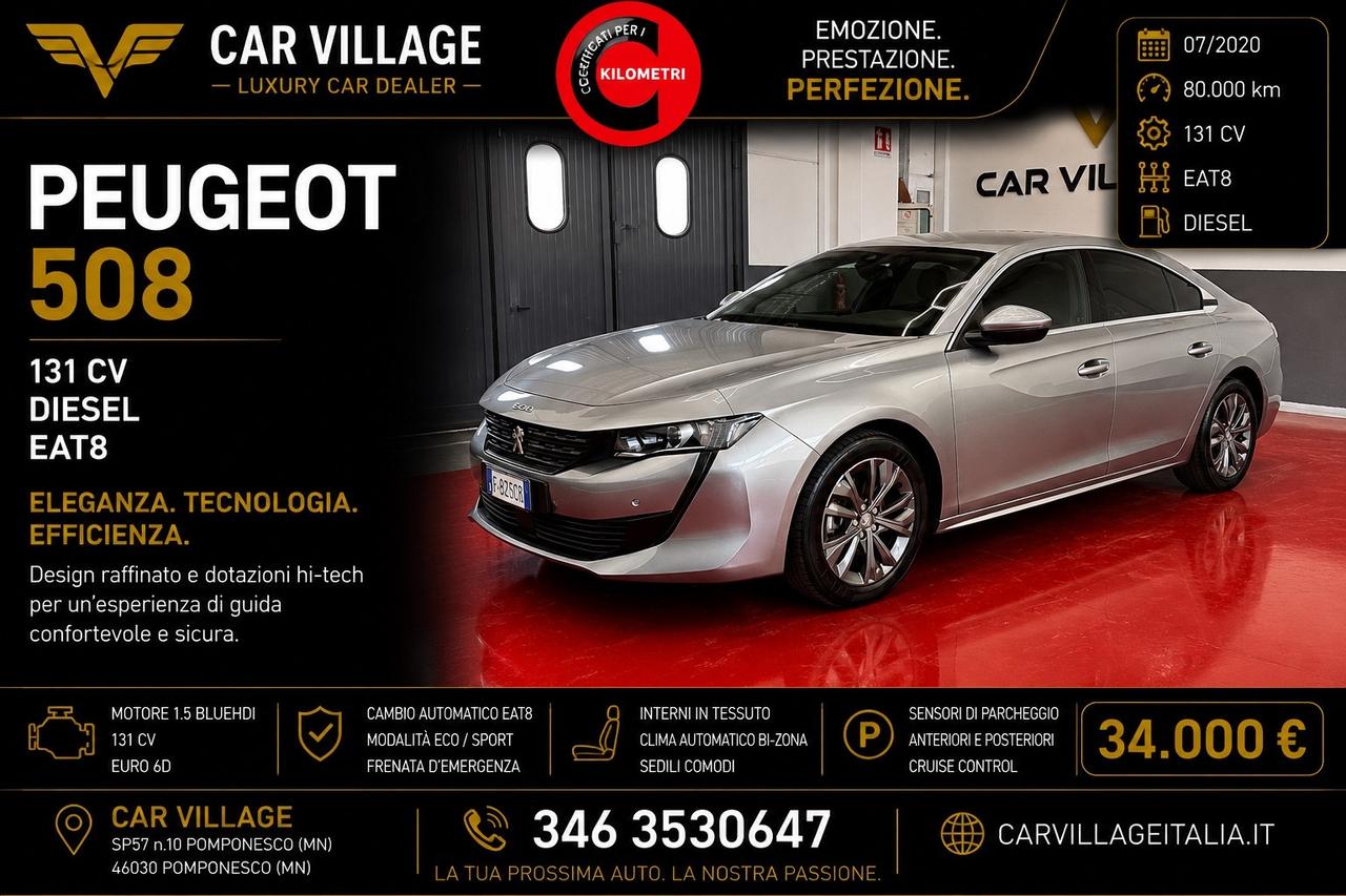 Peugeot 508 BlueHDi 130 Stop&Start EAT8 Allure