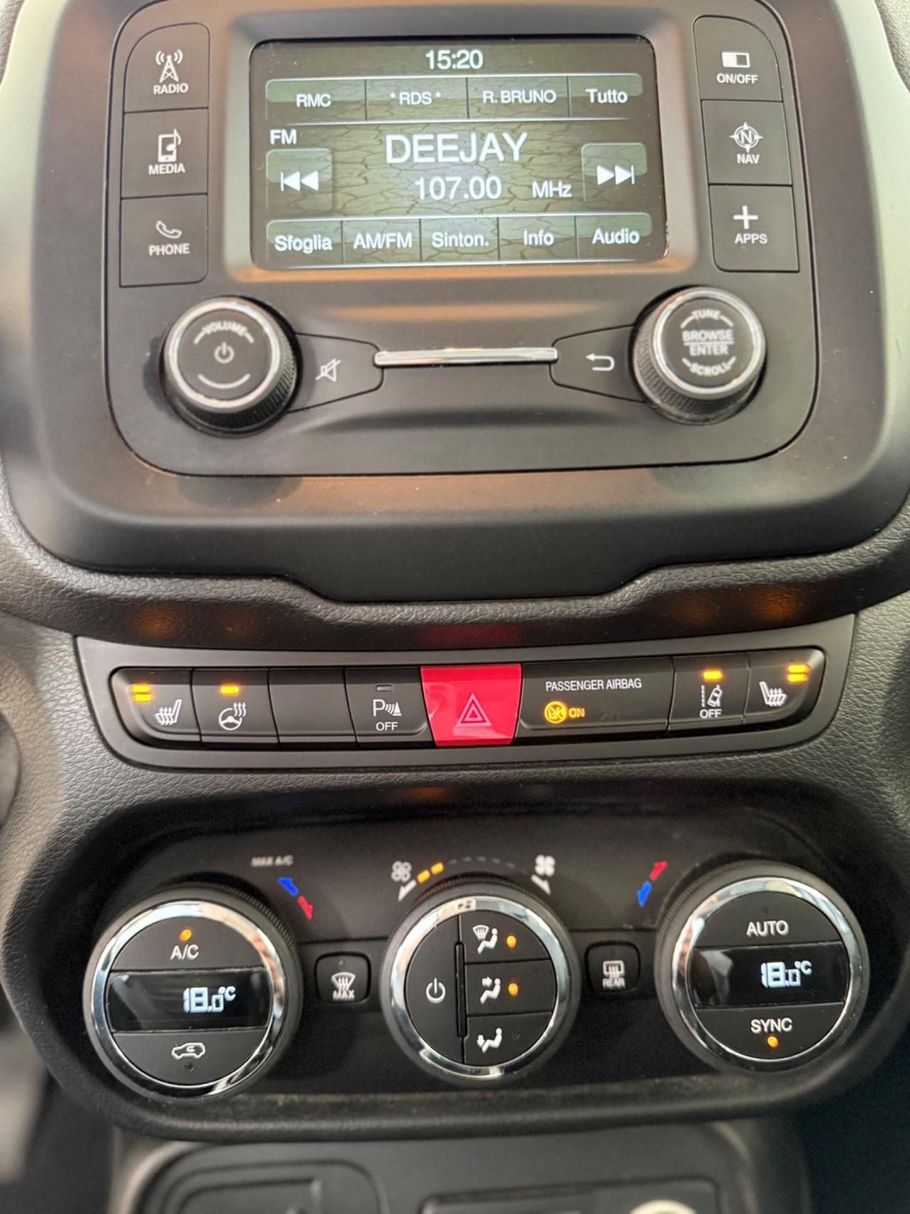 Jeep Renegade 1.6 Mjt 120 CV Limited 12/2015 Euro 6B