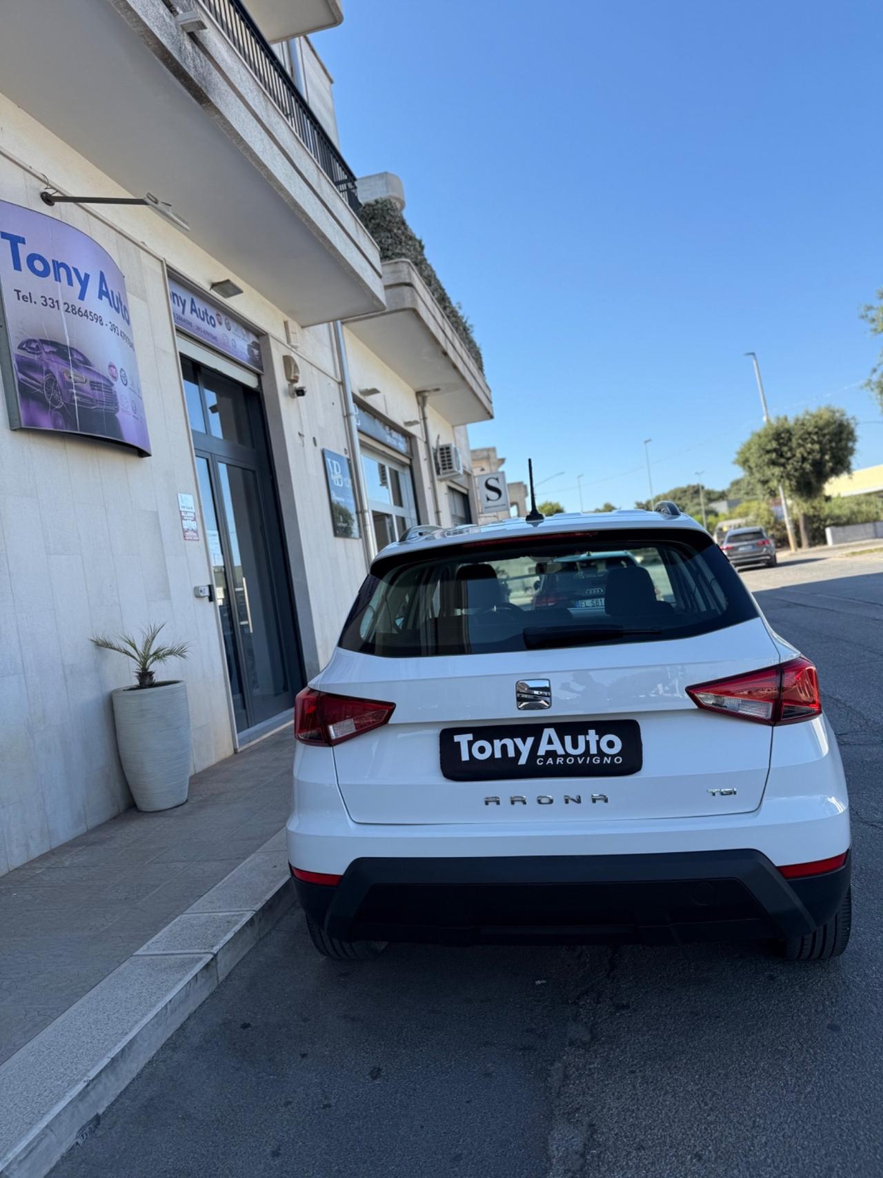 Seat Arona 1.0 tgi BENZMETANO 90cv FULL LINK,BLUETOOTH,USB,KM CERTIFICATI SEAT,UNI PROPRIETARIO