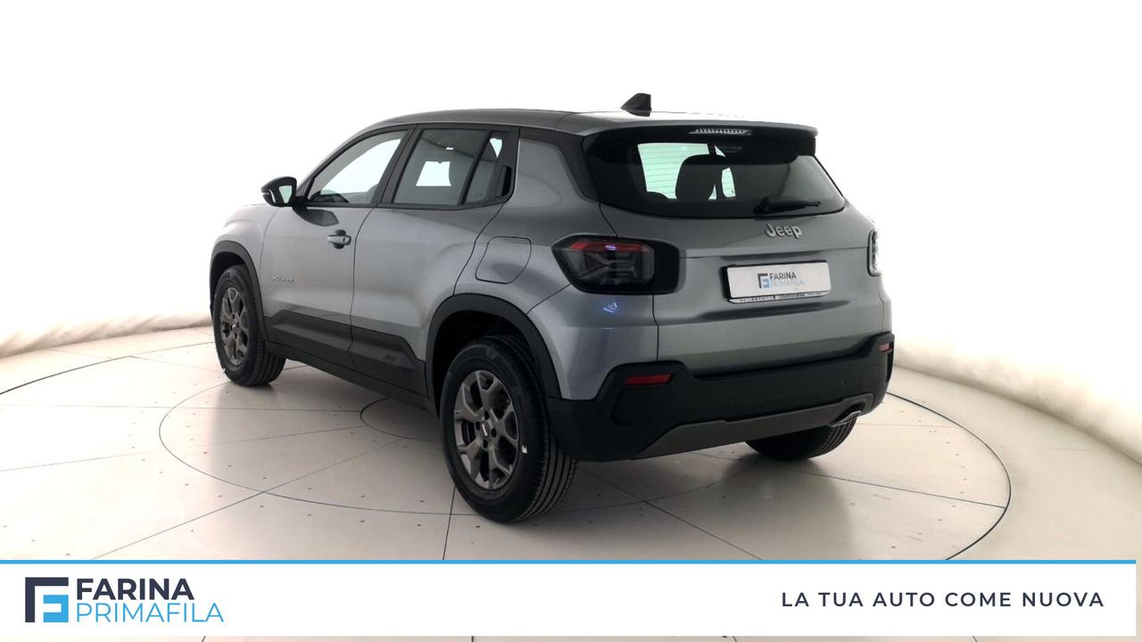 JEEP Avenger Benzina Avenger Longitude 1.2 100cv