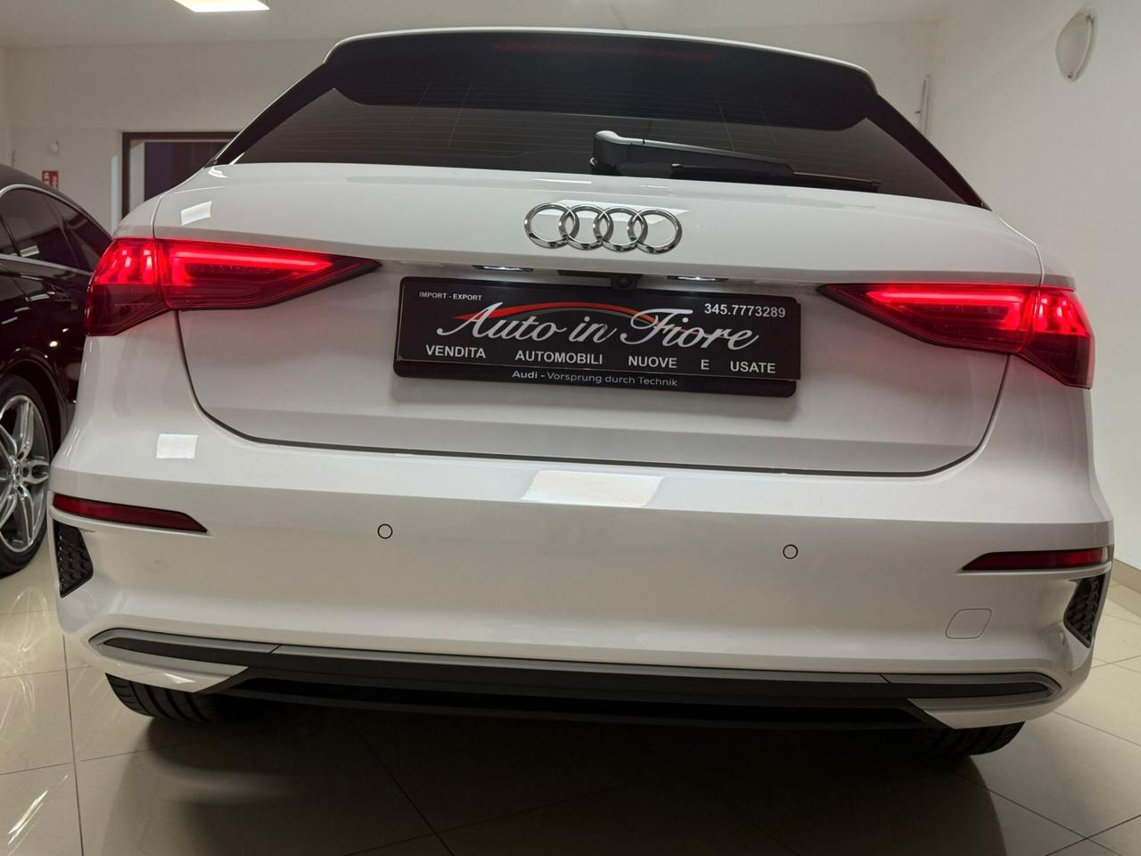 AUDI A3 SPORTBACK,TETTO PANORAMICO,LED,USATO GARANTITO