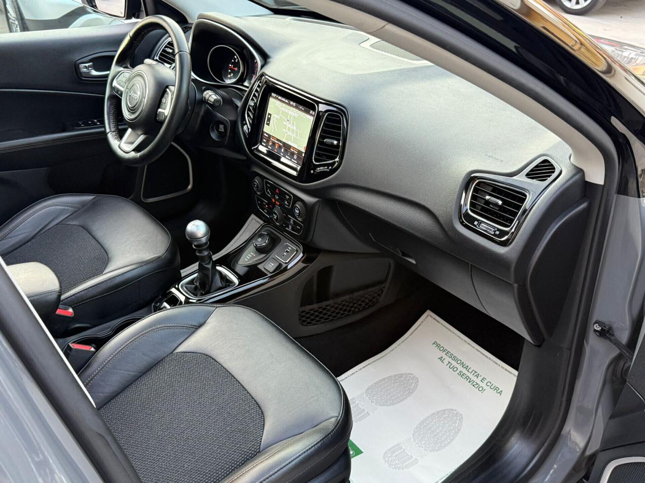 Jeep Compass 2.0MJT 4WD MANUALE-TETTO-CAMERA-PELLE-NAVI