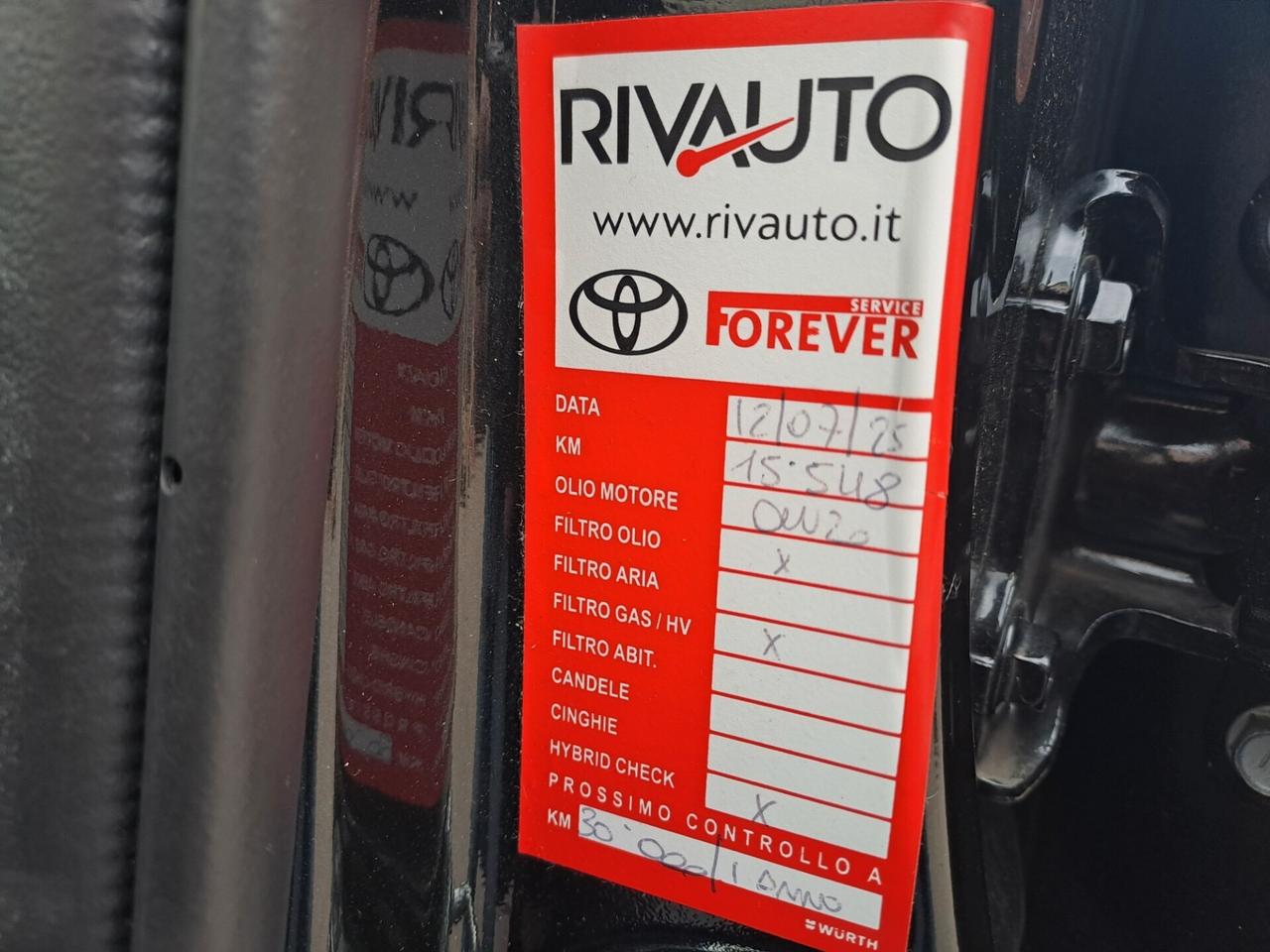 TOYOTA YARIS 1.5 HYBRID *SINISTRATA* GARANZIA 2027