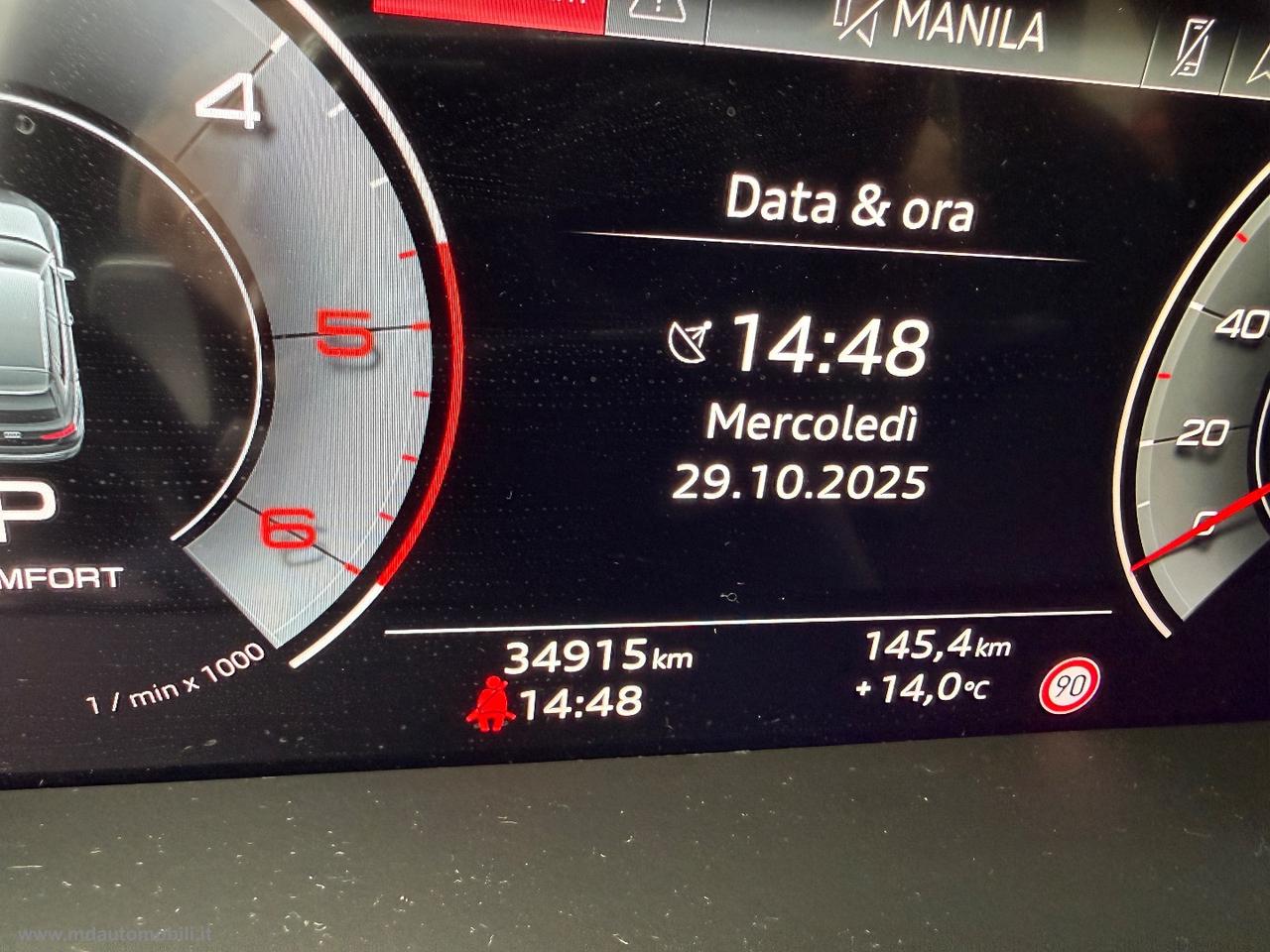 AUDI A3 SPB 35 TDI S tronic S line edition NUOVO MODELLO BLACK LINE