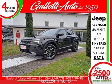 Jeep Avenger Avenger 1.2 Turbo 110 CV MHEV Summit