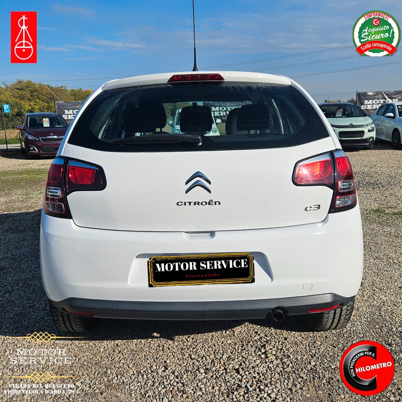 Citroen C3 1.2 BENZ NEOPATENTATI 44000KM DA 69€ MESE