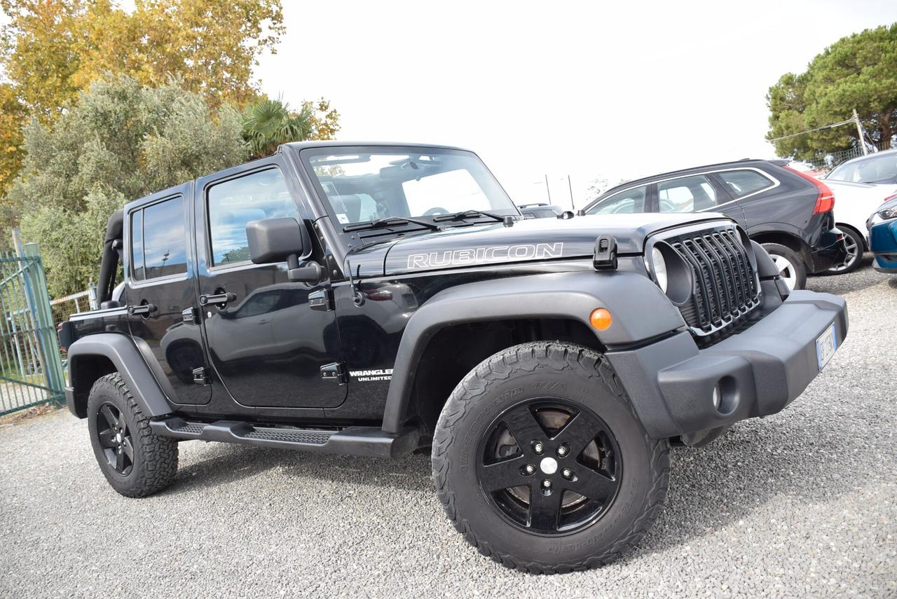 Jeep Wrangler 4X4 Unlimited 2.8 CRD Rubicon Autom. MOTORE NUOVO - GANCIO - FULL