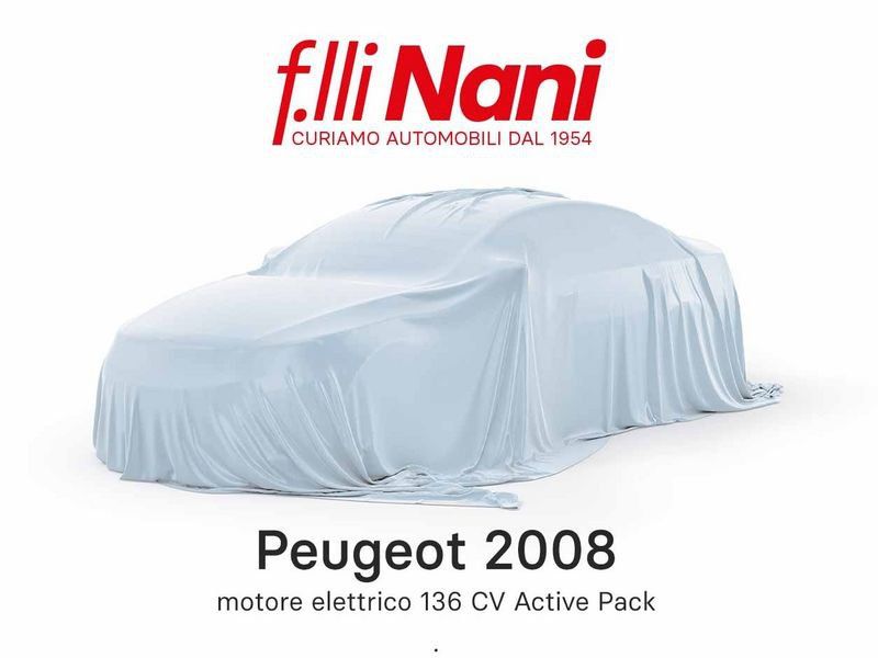 Peugeot 2008 motore elettrico 136 CV Active Pack