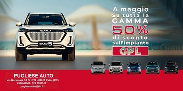 EVO 5 1.5 Turbo bi-fuel (IN PROMOZIONE FINO AL 31/05/2025)