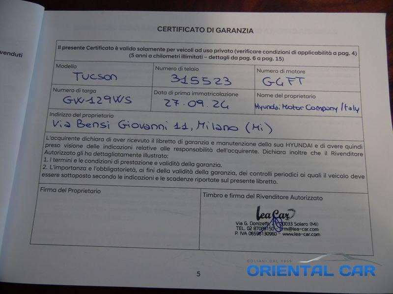 Hyundai Tucson Hybrid 1.6 HEV 4wd 215cv Exellence Auto SOLO 5.700 KM SI SOLO 5.700 KM