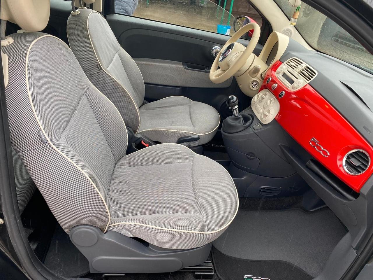 Fiat 500 1.2 benz Lounge 69cv full opt 2009