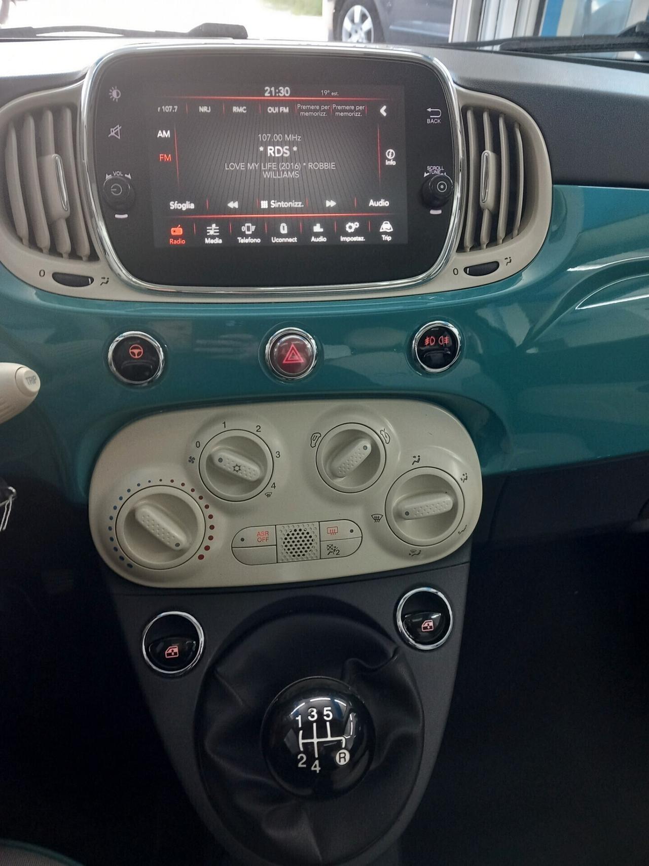 Fiat 500 anno 2017 1.2 benzina 120 mila km