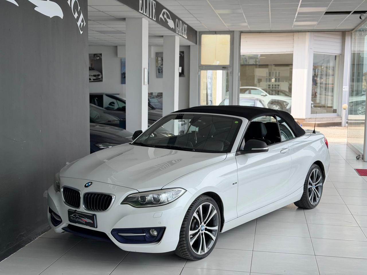 Bmw 218i Cabrio Sport Bianco Perla