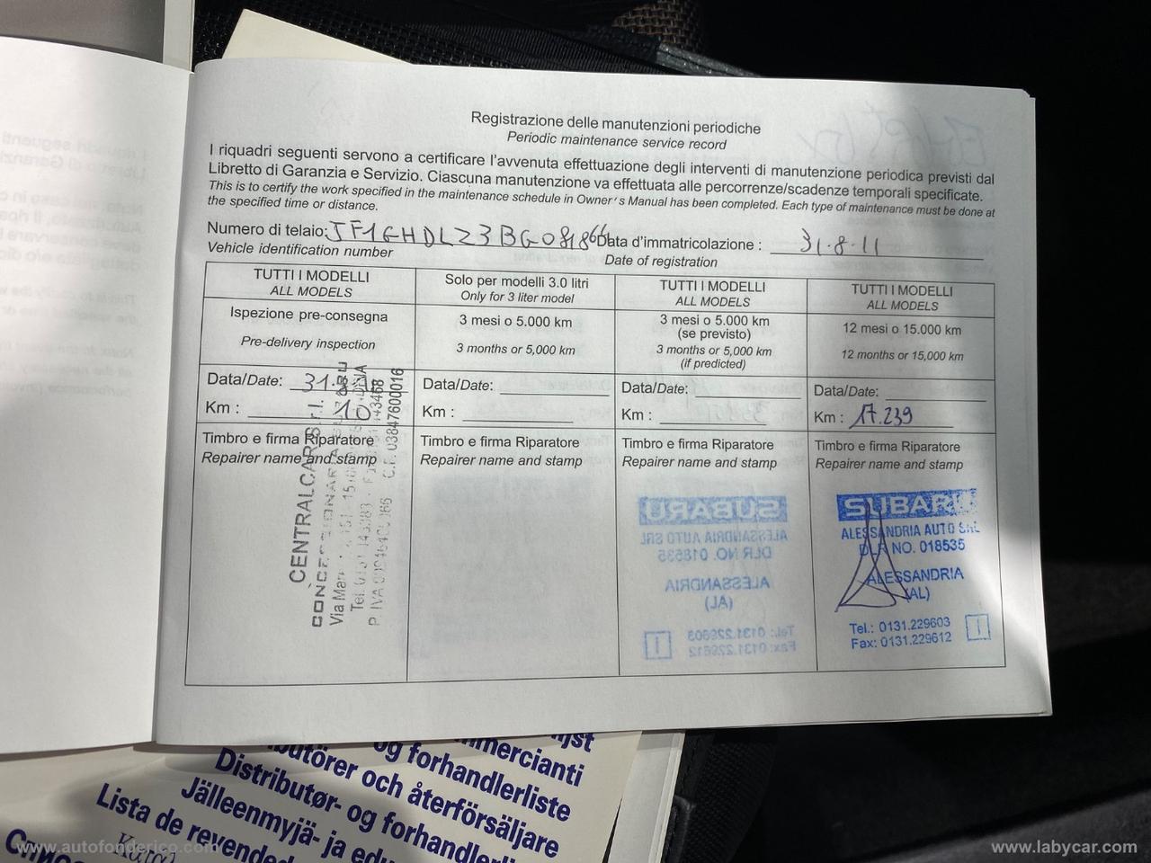 SUBARU Impreza XV 2.0D Trend