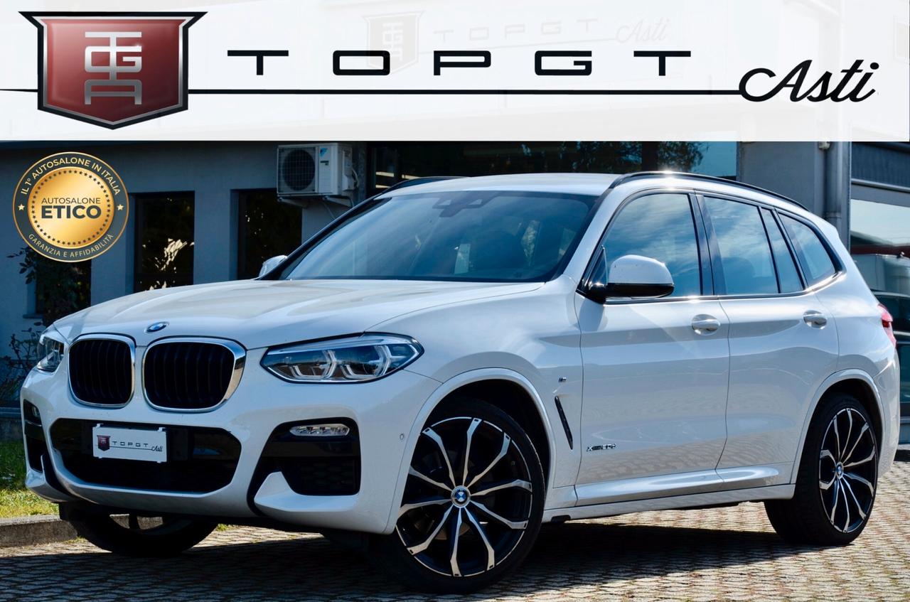 BMW X3 XDRIVE20d MSPORT 190cv AUTO, UFF ITALIANA, SERVICE BMW, EURO 6C, 21", NAVI, RETROCAMERA, FARI LED ADATTIVI, PERMUTE