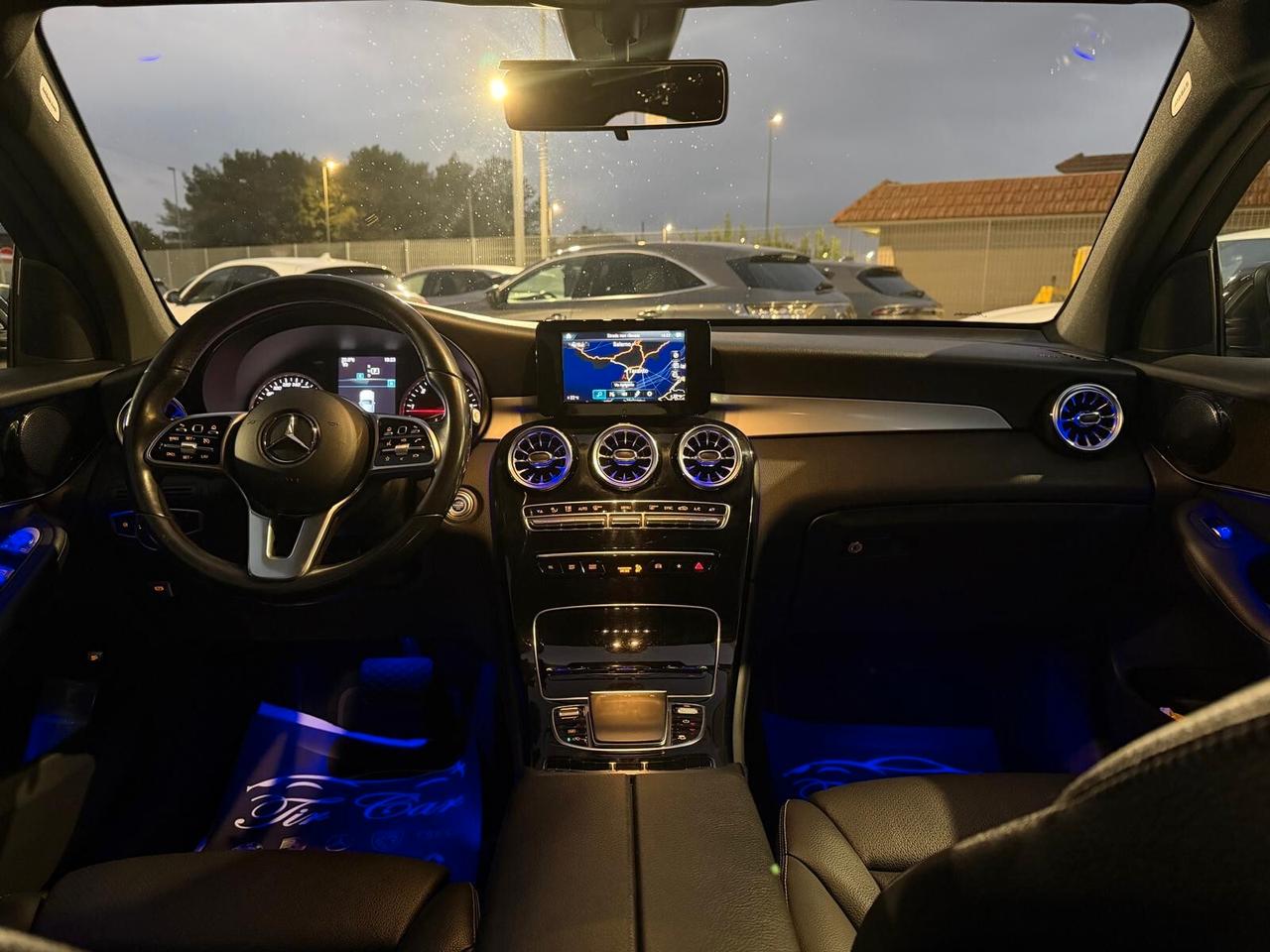MERCEDES-BENZ GLC 220D COUPE' 4MATIC SPORT 2.0 194CV PELLE NAVI CAM ANNO 2021