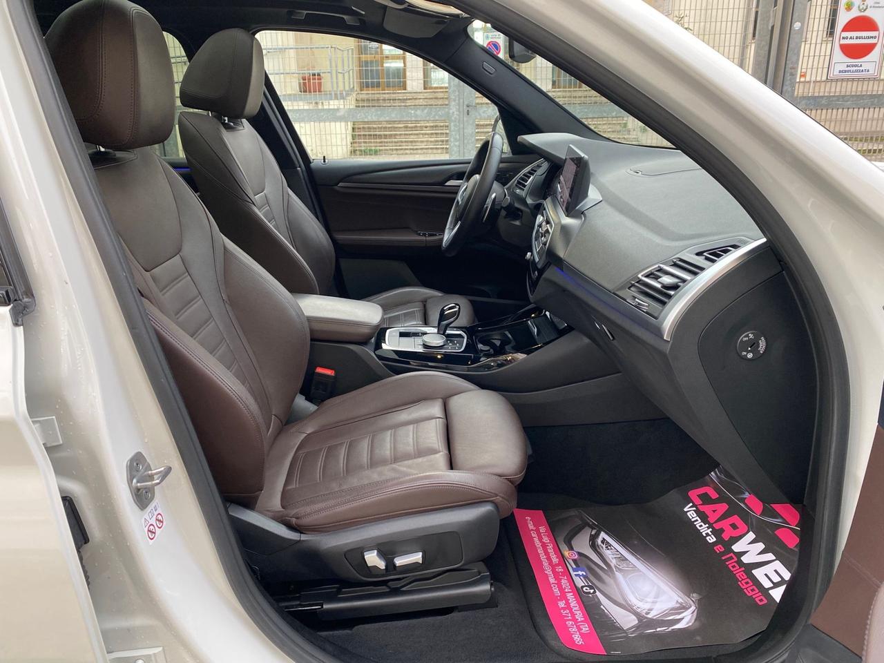 BMW X3 MSPORT 2.0D XDRIVE 48V TETTO 2022