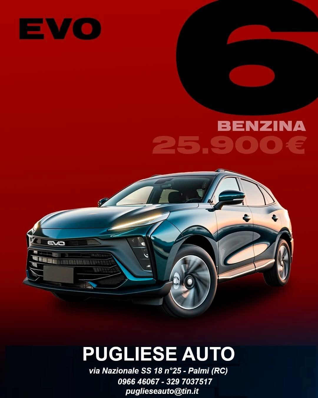 Evo 6 1.5 Turbo Benzina/GPL DCT (In promozione fino al 31/10/2026)