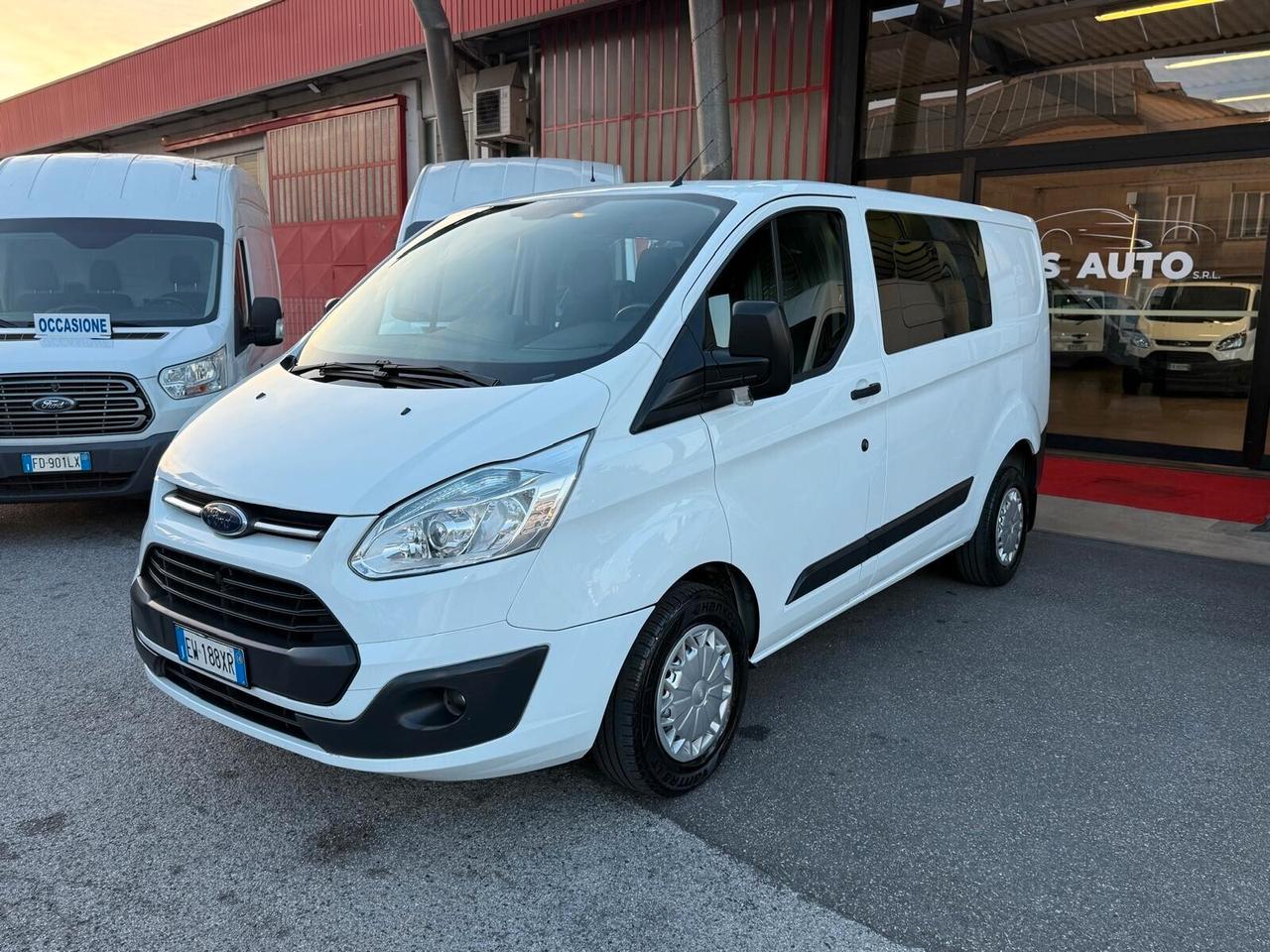 ford transit CUSTOM VAN 6 POSTI AUTOCARRO DOPPIA CABINA
