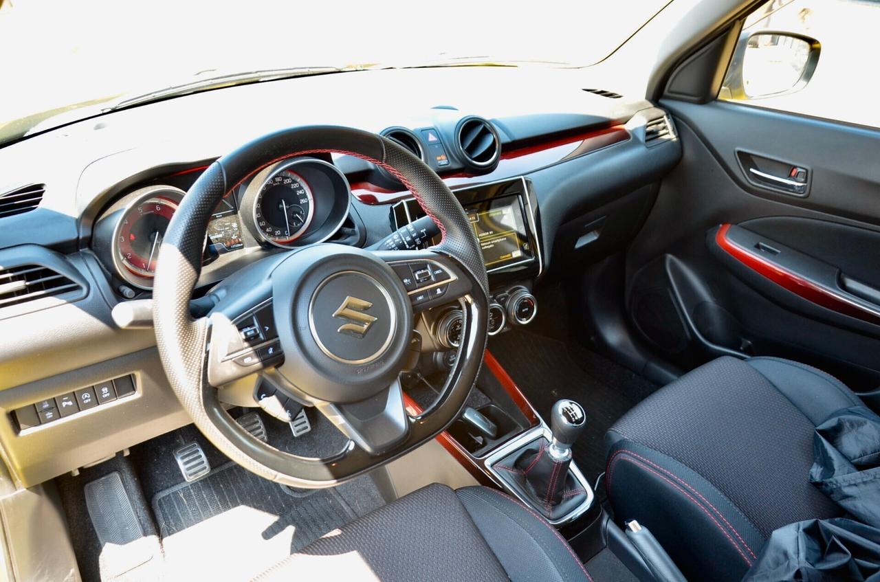 SUZUKI SWIFT 1.4 MILD HYBRID 2WD 129cv, PREZZO REALE, UNICOPROPRIETARIO, EURO 6D, UFF ITALIANA, SCARICO, CERCHI JAPAN, RETROCAMERA, PERMUTE