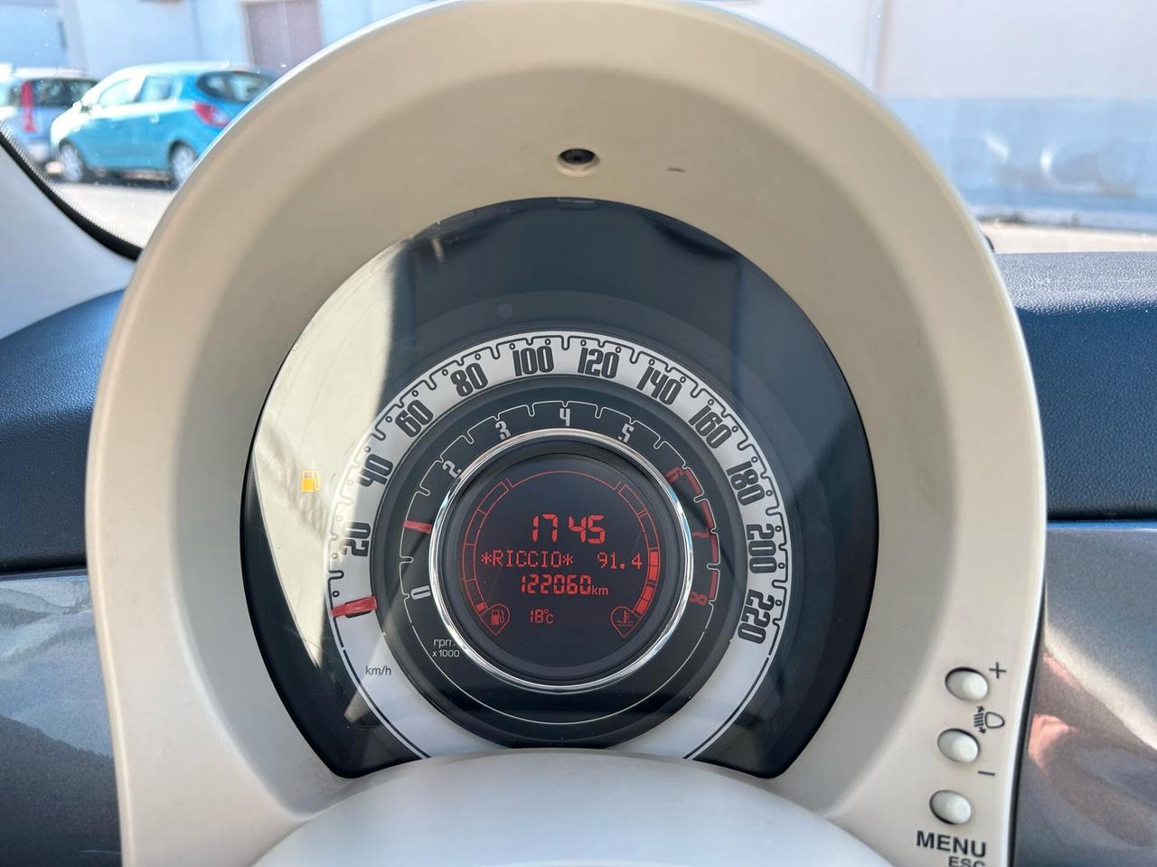 Fiat 500 1.2 51Kw LOUNGE TETTO Km122.000-2009