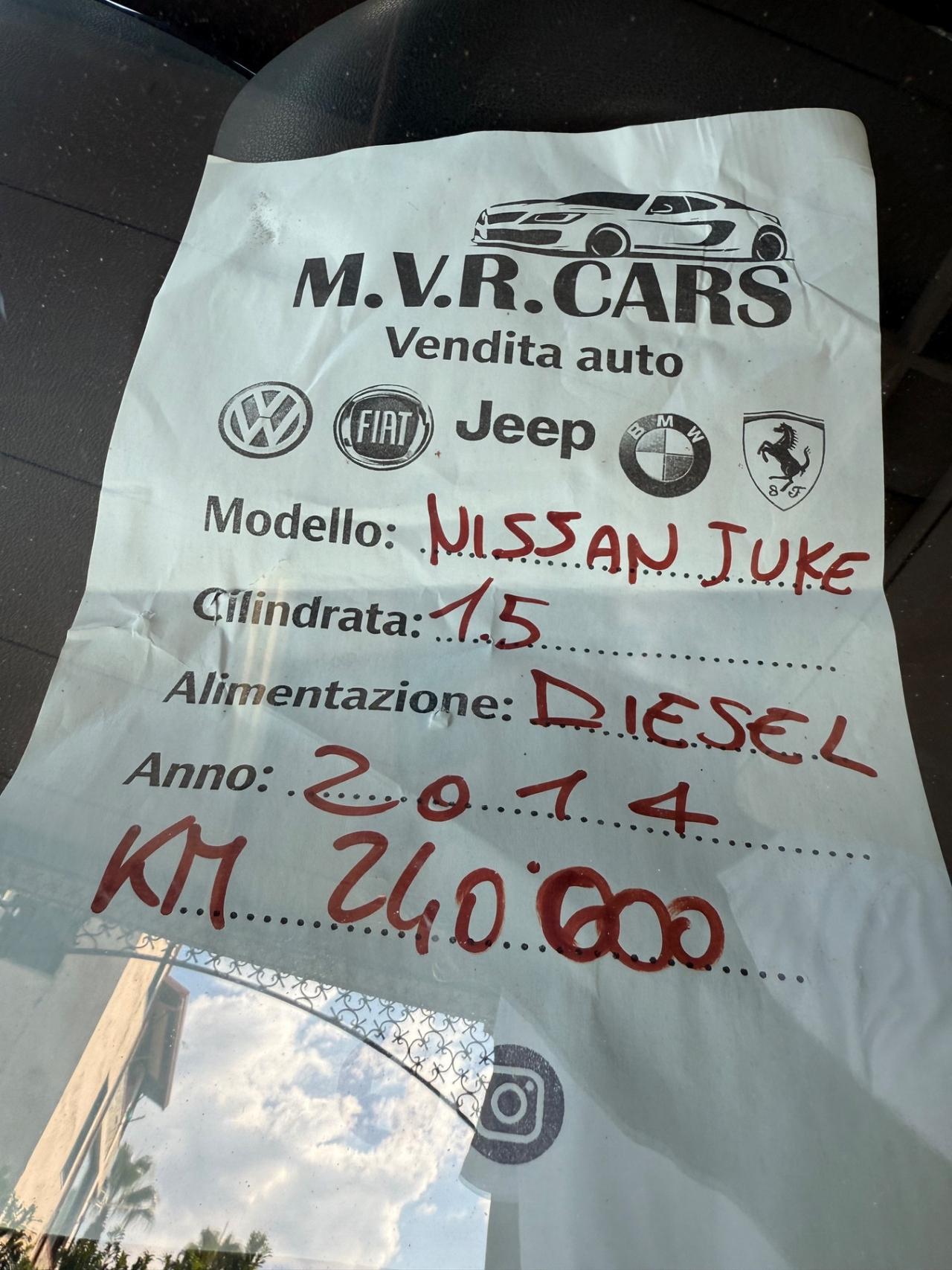 Nissan Juke 1.5 dCi Tekna