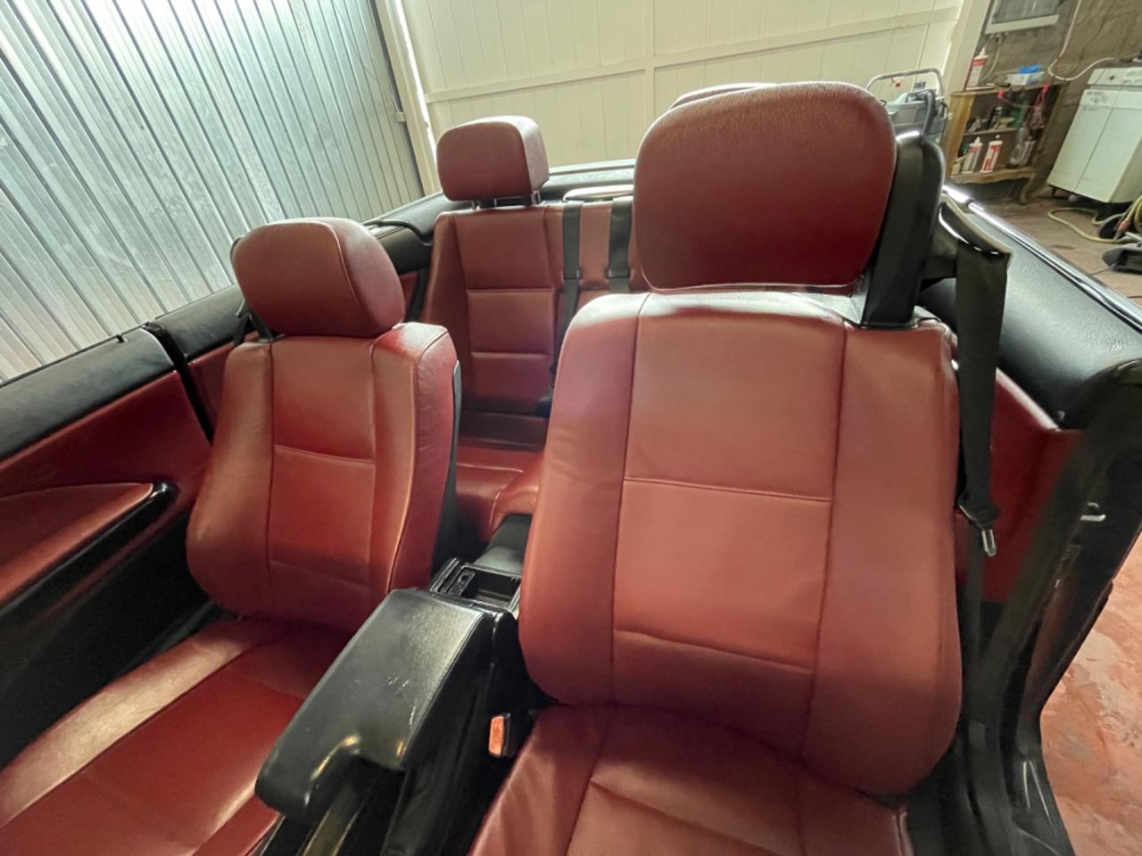 Bmw 330 CI cat Cabrio pelle rossa assetto