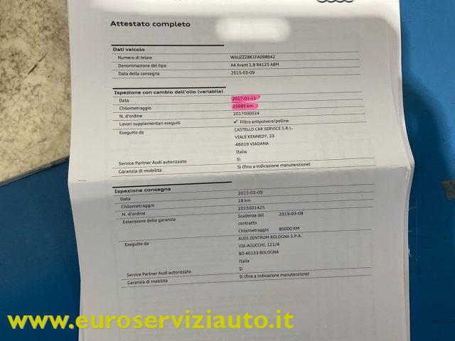 AUDI A4 Avant 1.8 TFSI 170CV multitronic