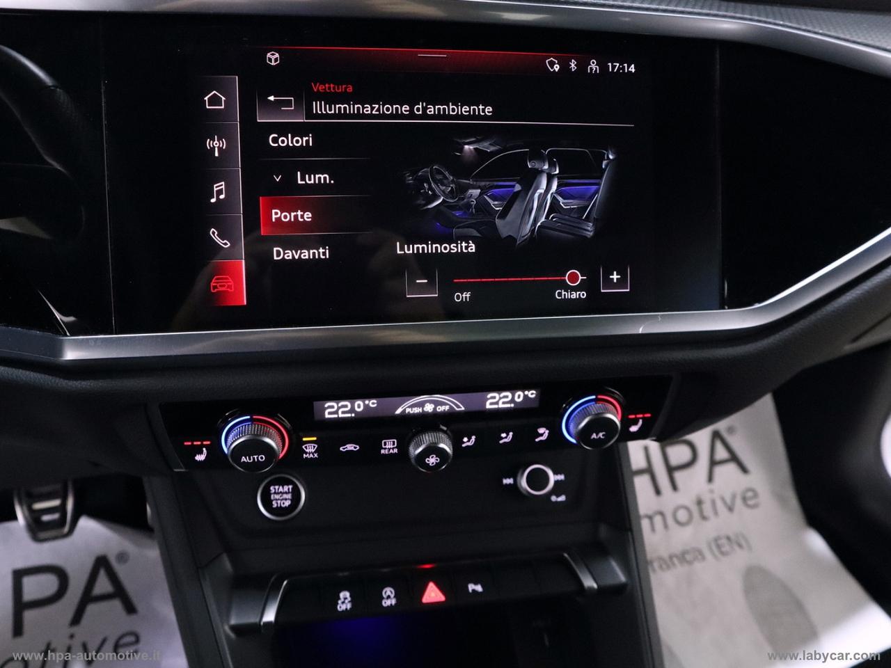 AUDI Q3 2.0TDI S-line TETTO LED MATRIX PELLE RETROCAMERA