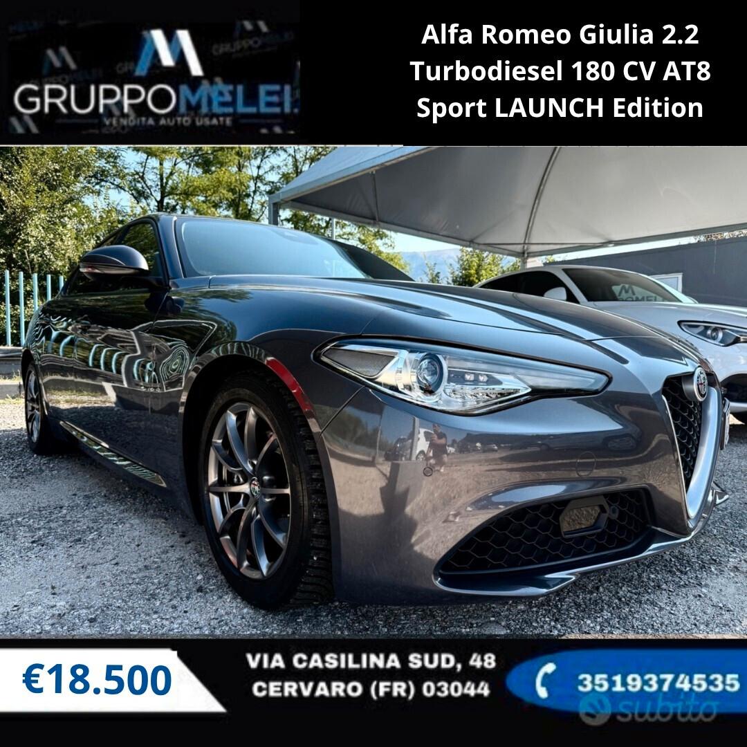 Alfa Romeo Giulia 2.2 Turbodiesel 180 CV AT8 Sport LAUNCH Edition