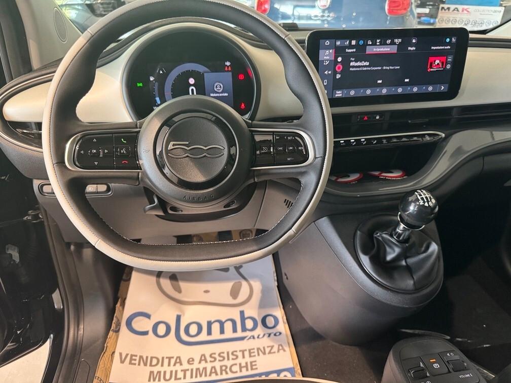 Fiat 500 1.0 hybrid La Prima Nav Led Cam App conn 17" Neopat
