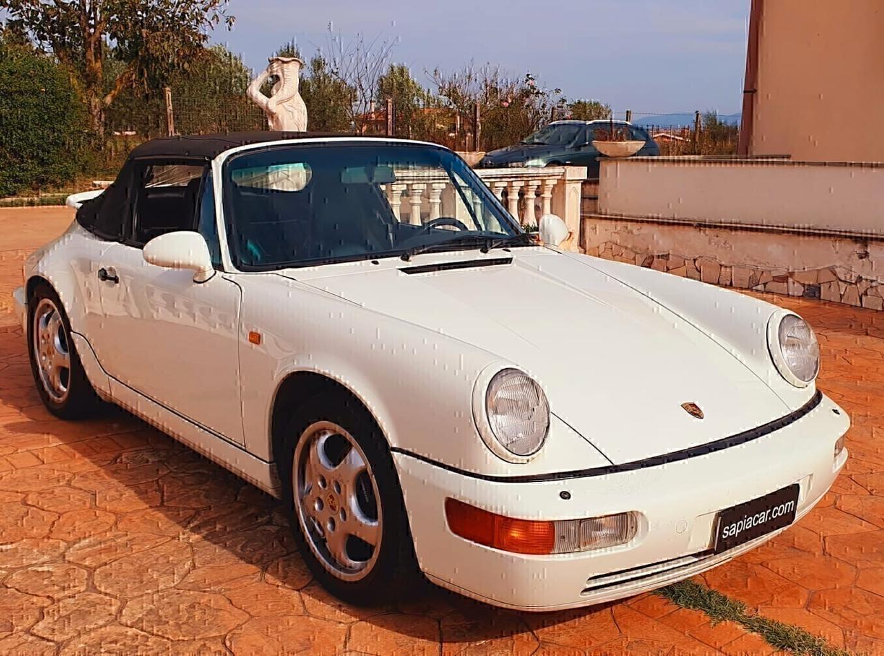 Porsche 964 911 Carrera 2 Cabriolet ASI targa ROMA