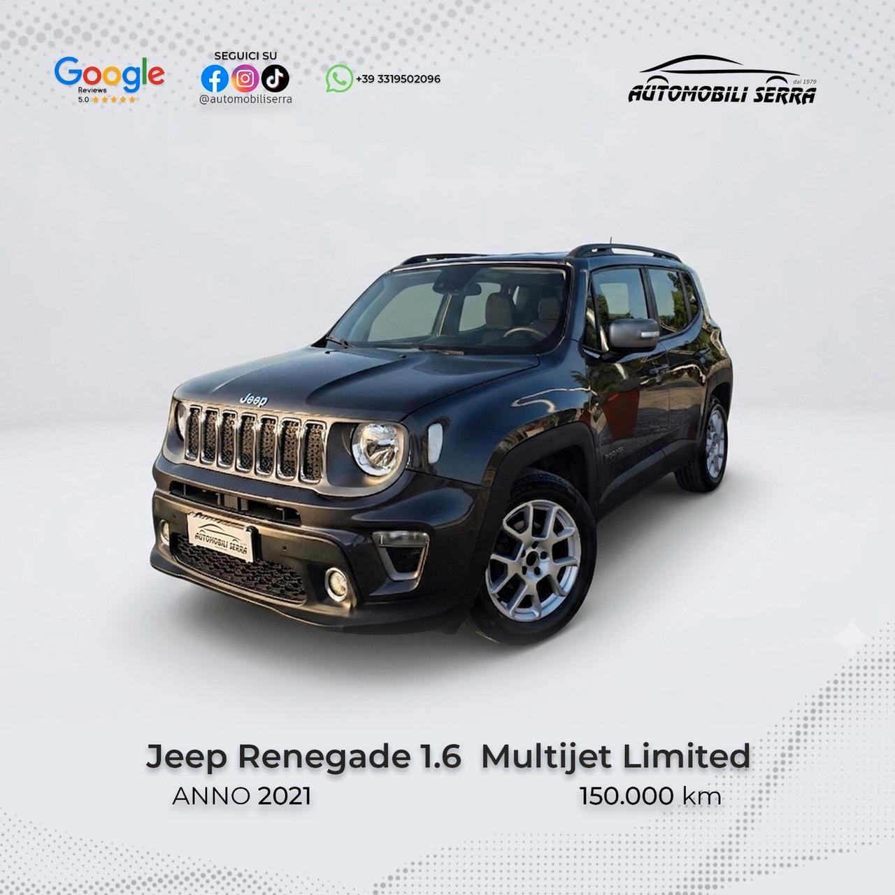 Jeep Renegade 1.6 Mjt 130 CV Limited