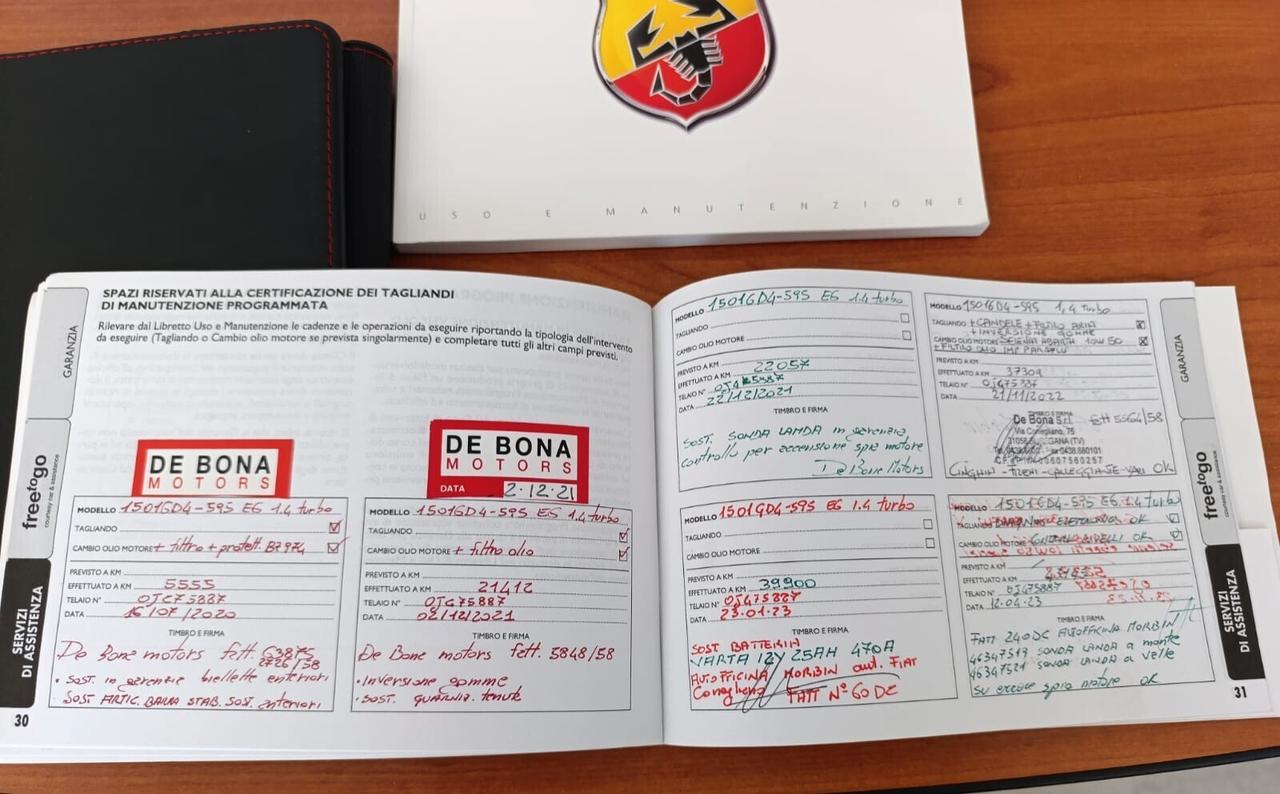 Abarth 595 1.4 Turbo T-Jet 145 CV - Euro6d