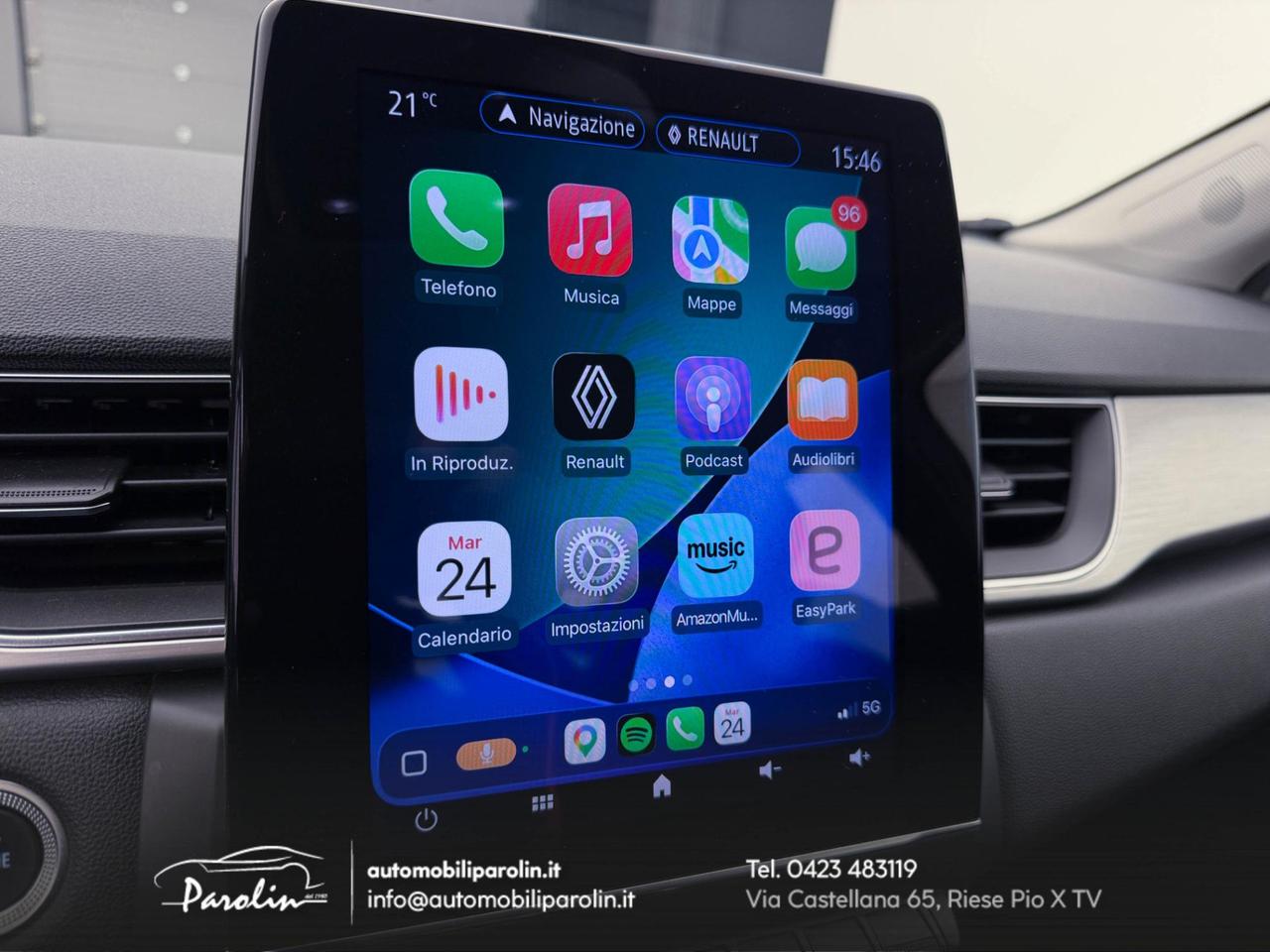 Renault Captur 1.6 E-Tech phev Intens LED-Navi-CarPlay-Telecamera